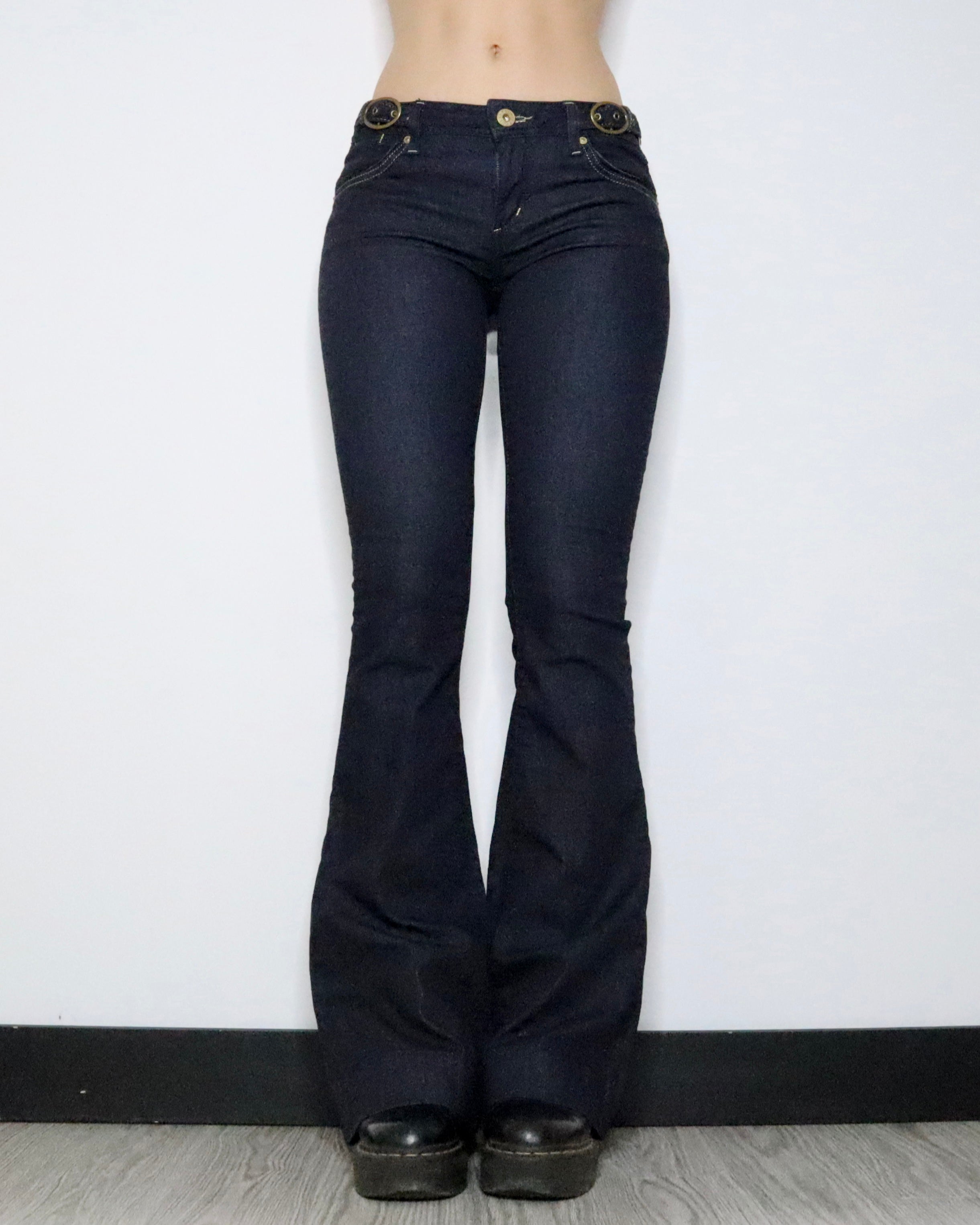 Guess Dark Wash Flare Jeans (S-M) 