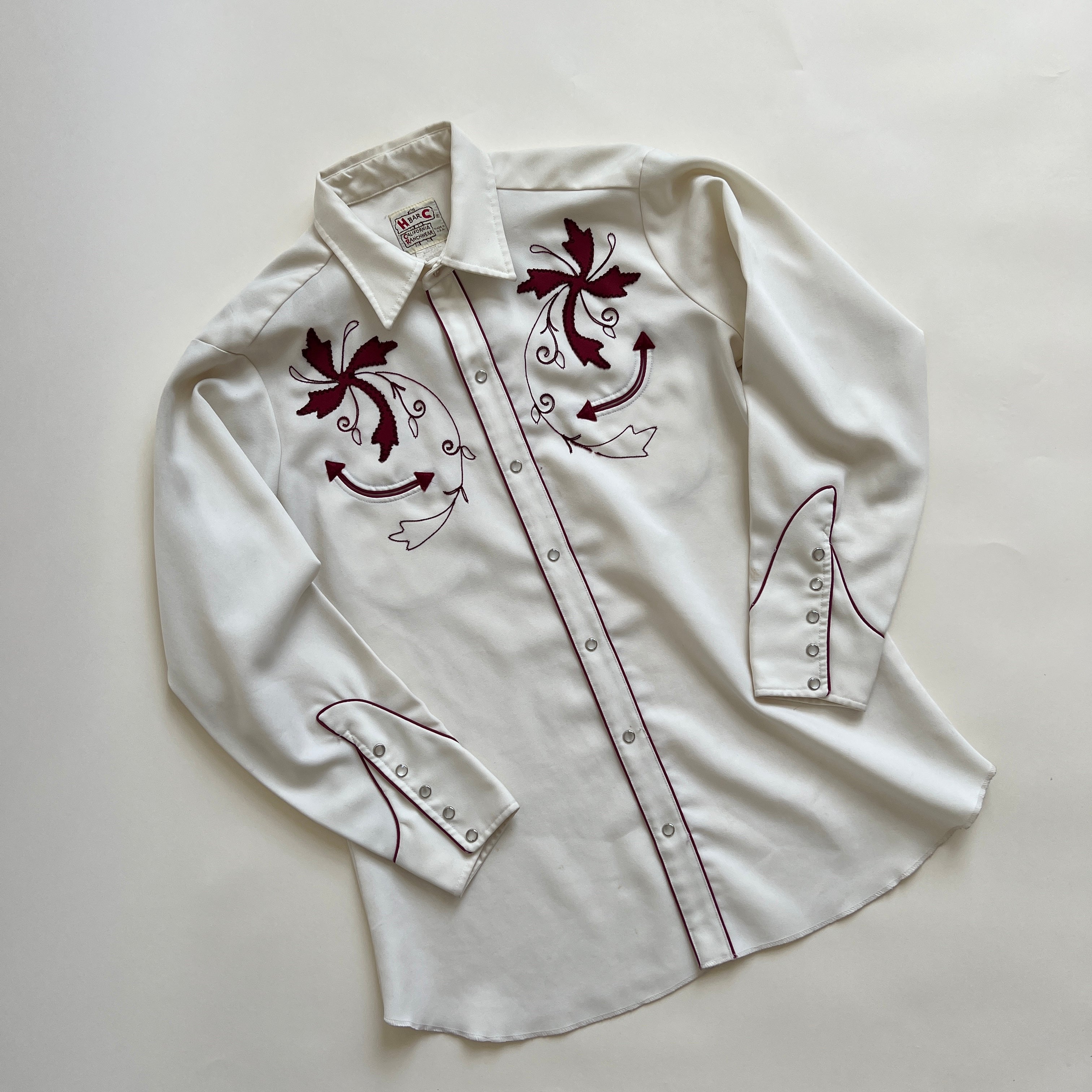 Vintage western mens button down