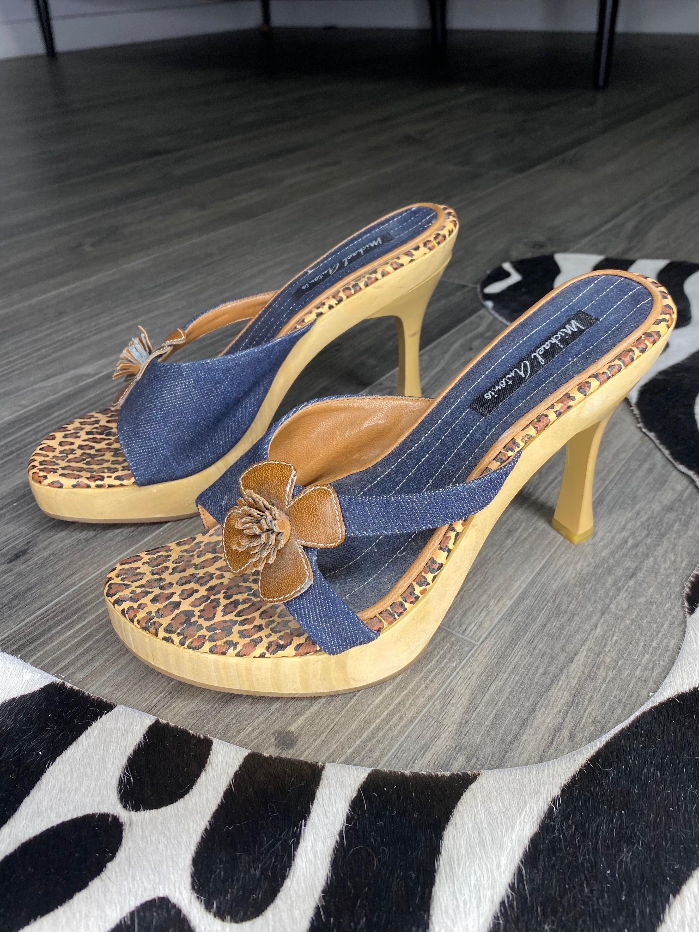 Cheetah Girl Heels size 7.5