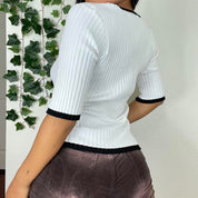 90s ribbed knit