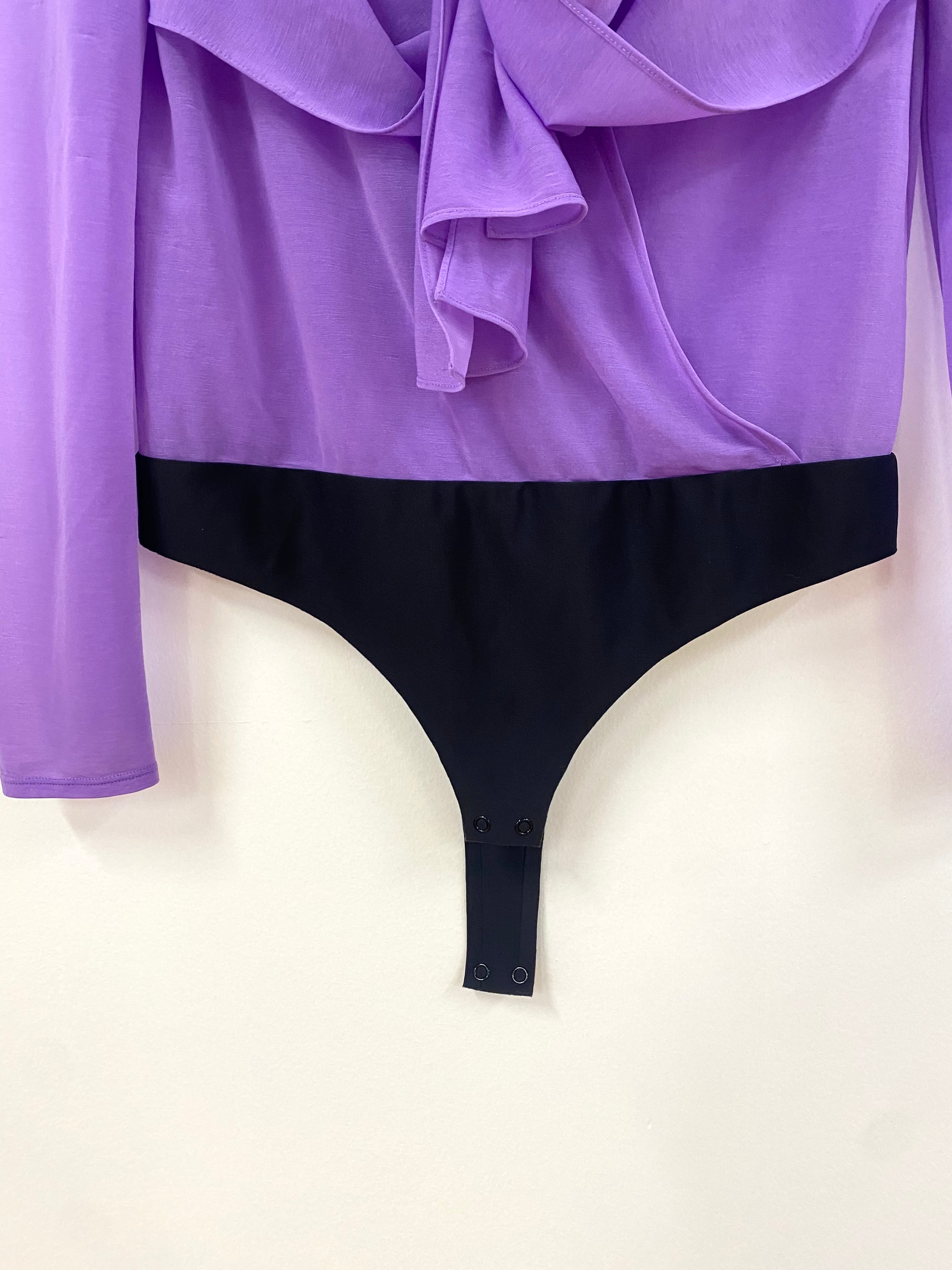 Diane Von Furstenburg Tie Bodysuit