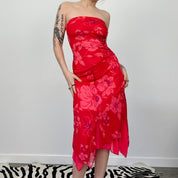 Deadstock Y2K Floral Flutter Dress