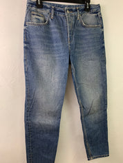 Dark wash stretch denim