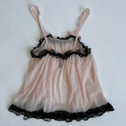 00s sheer babydoll top (S/M)