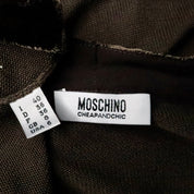 Moschino Brown Silk Fairy Cardigan (Small)