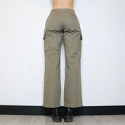 90s Khaki Cargo Pants (S)
