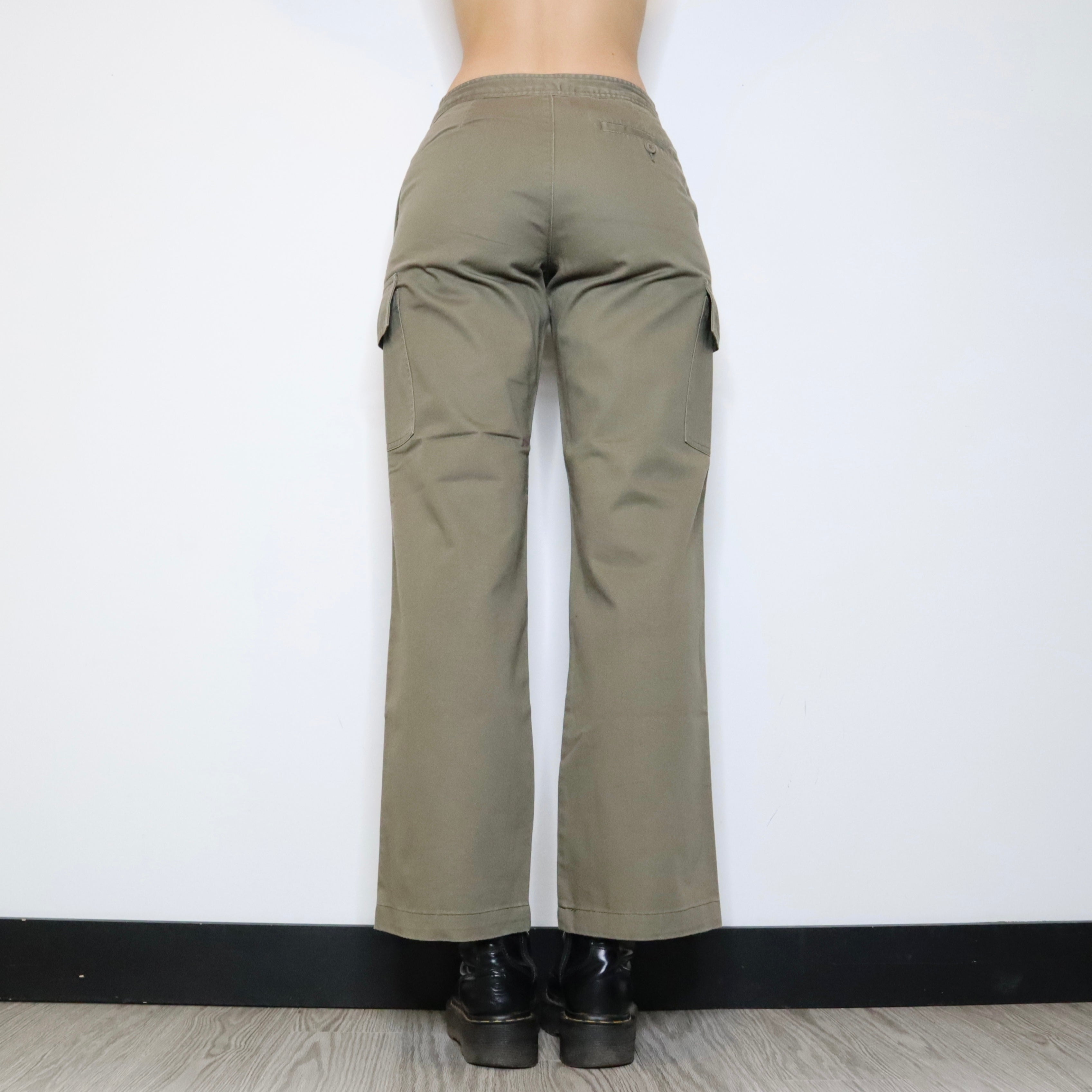 90s Khaki Cargo Pants (S)