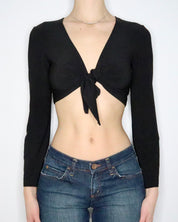 Black Flared Sleeve Bolero (Medium) 