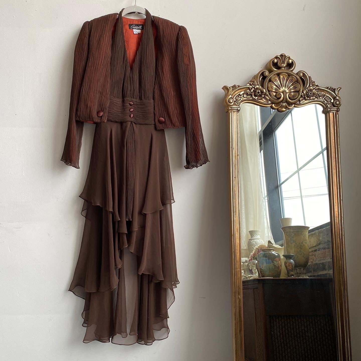 Vintage 90s formal dress & jacket set Holy Thrift Vintage 90s formal dress & jacket set Holy Thrift