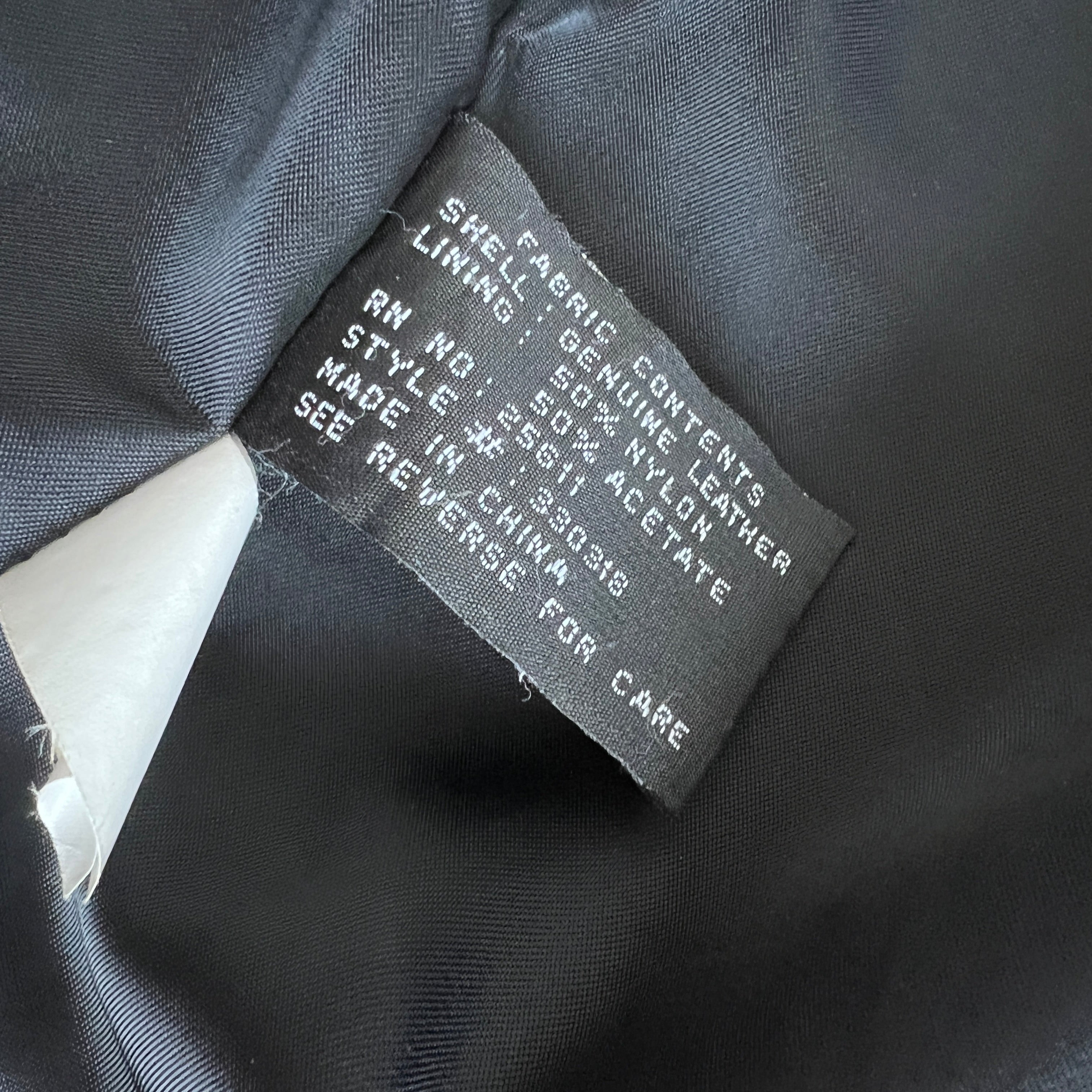 Black buttery leather jacket