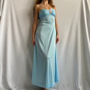 Vintage sky blue slip