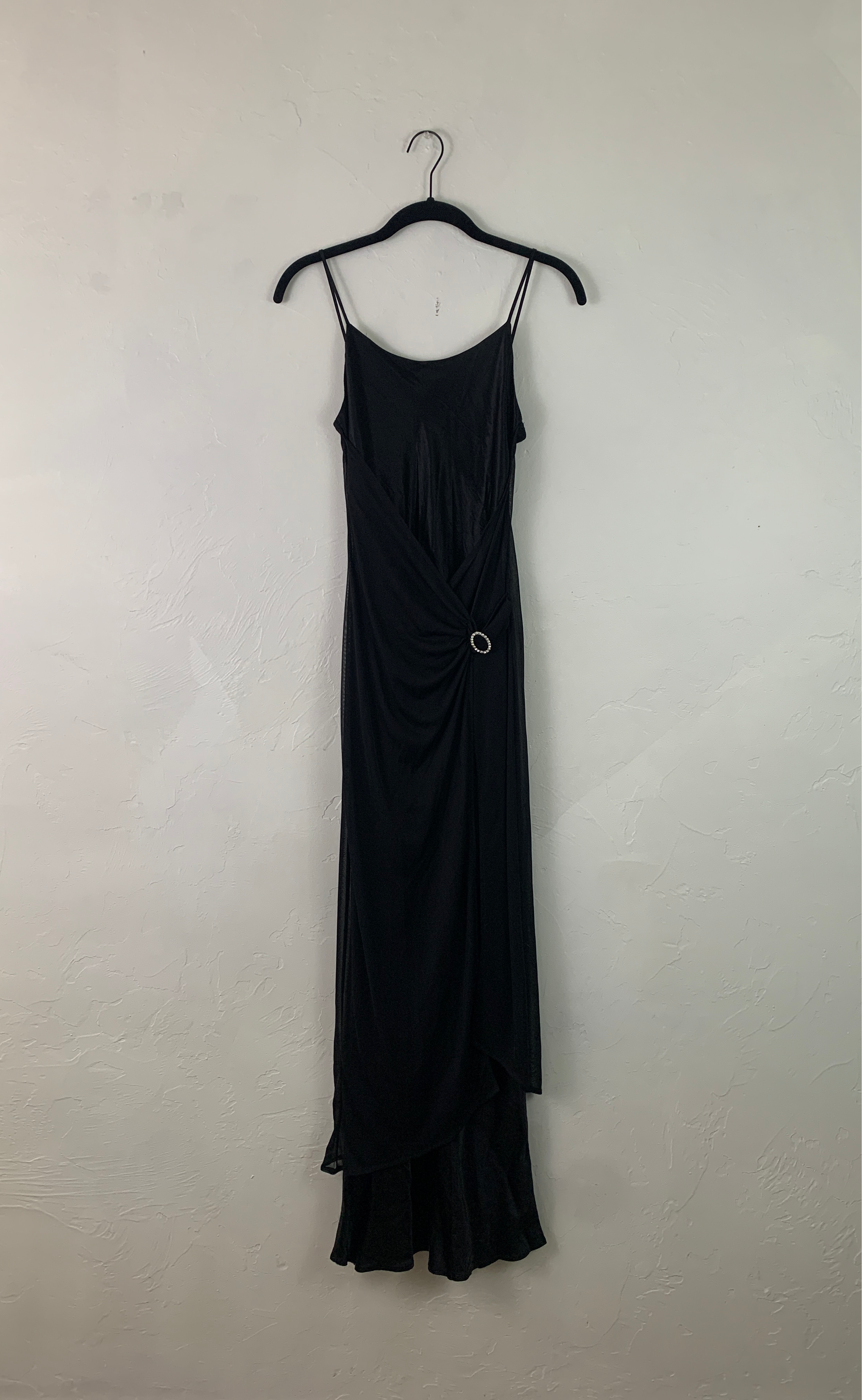 Black multi layer maxi