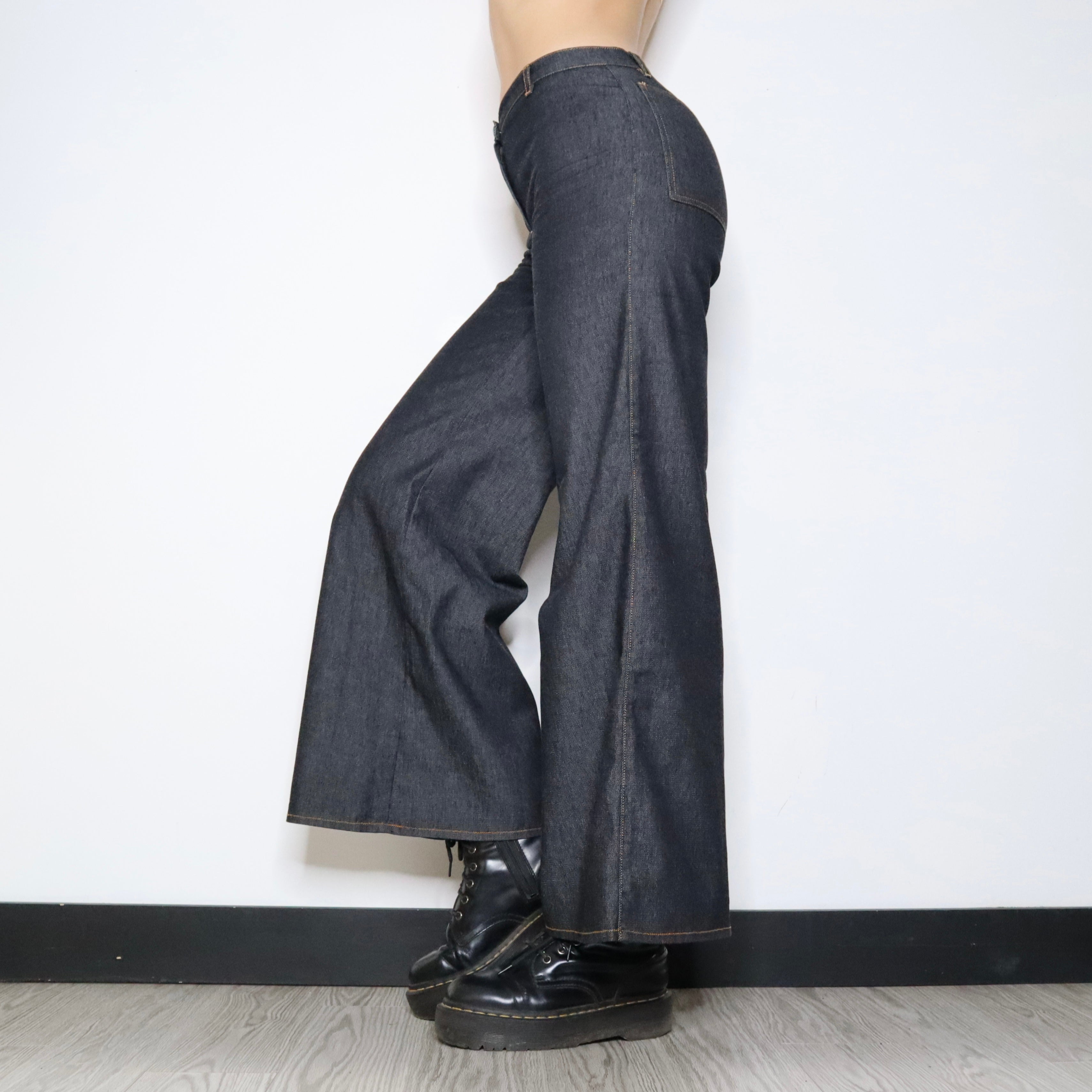 Cop Copine Wide Leg Jeans (Small) 