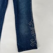 Vintage western studded jeans