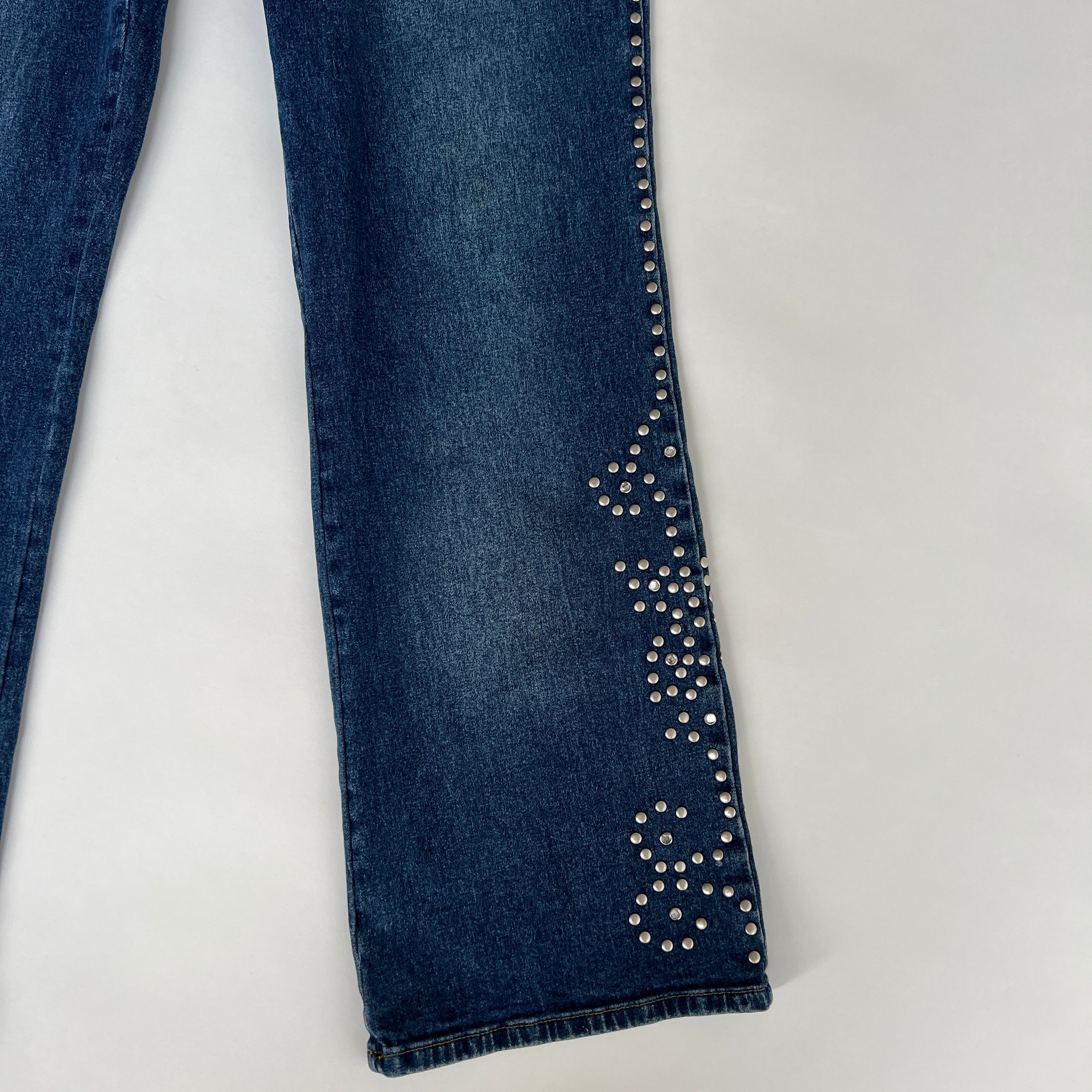 Vintage western studded jeans