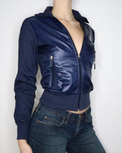 Adidas Navy Track Jacket (XS) 