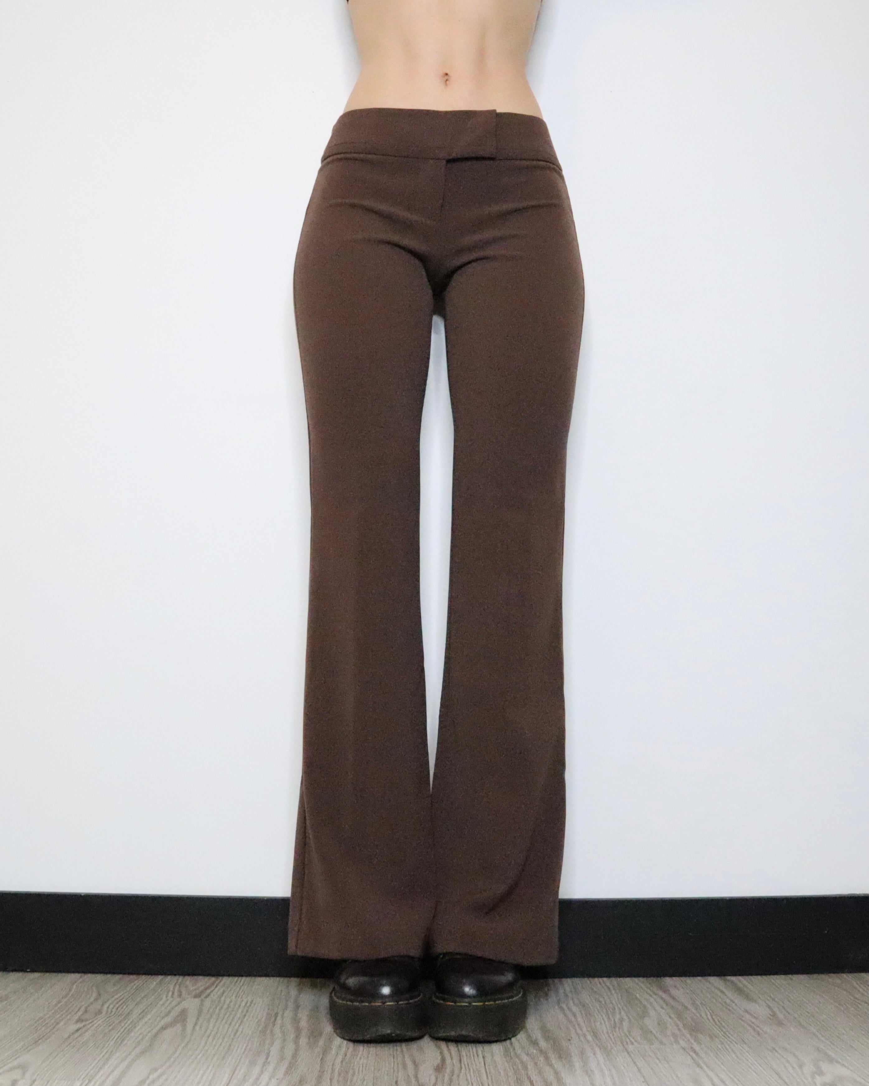 Guess Brown Flare Pants (S-M) 