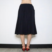 Max Mara Black Midi Skirt (M-L)