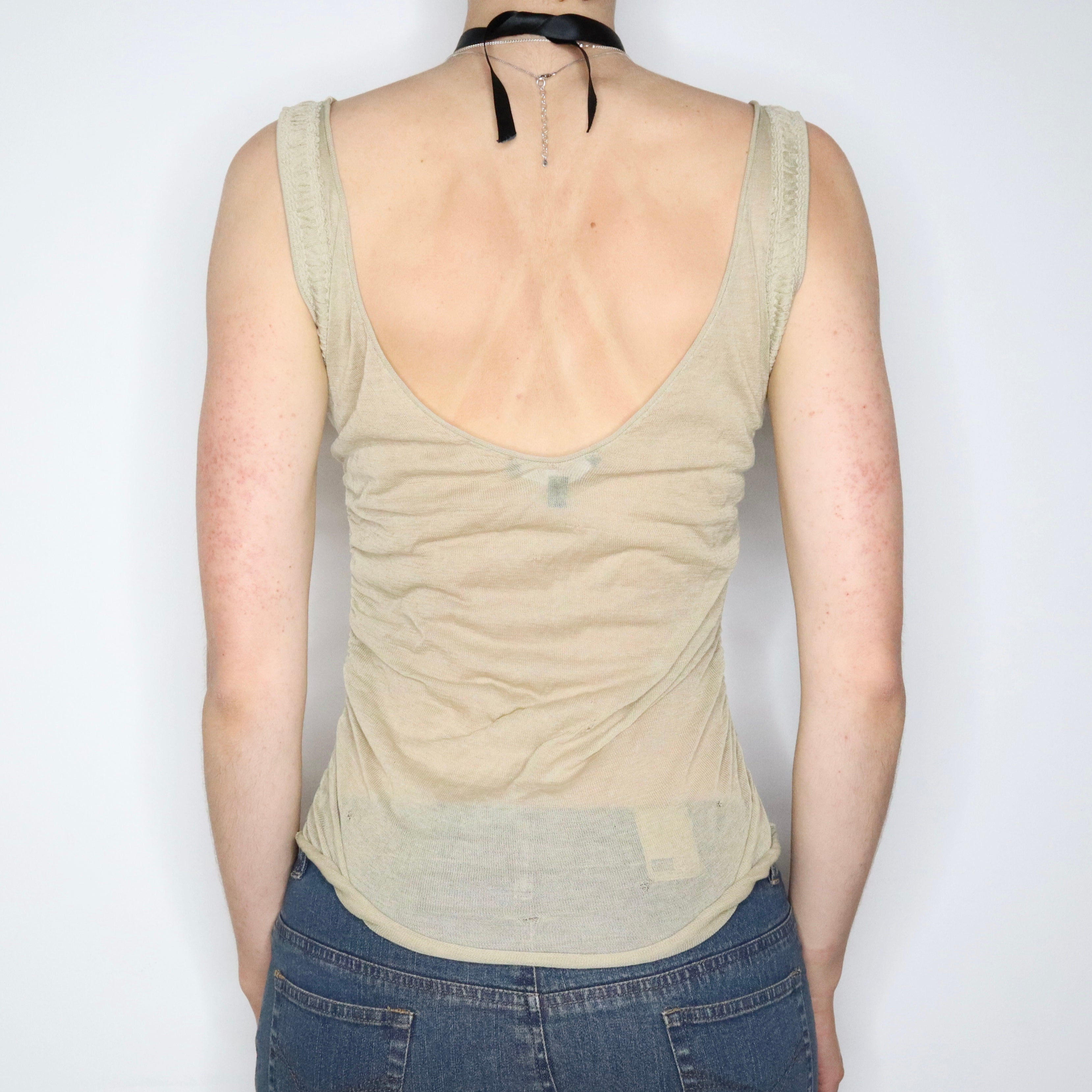 Gucci Sheer Knit Tank Top (S-M) 