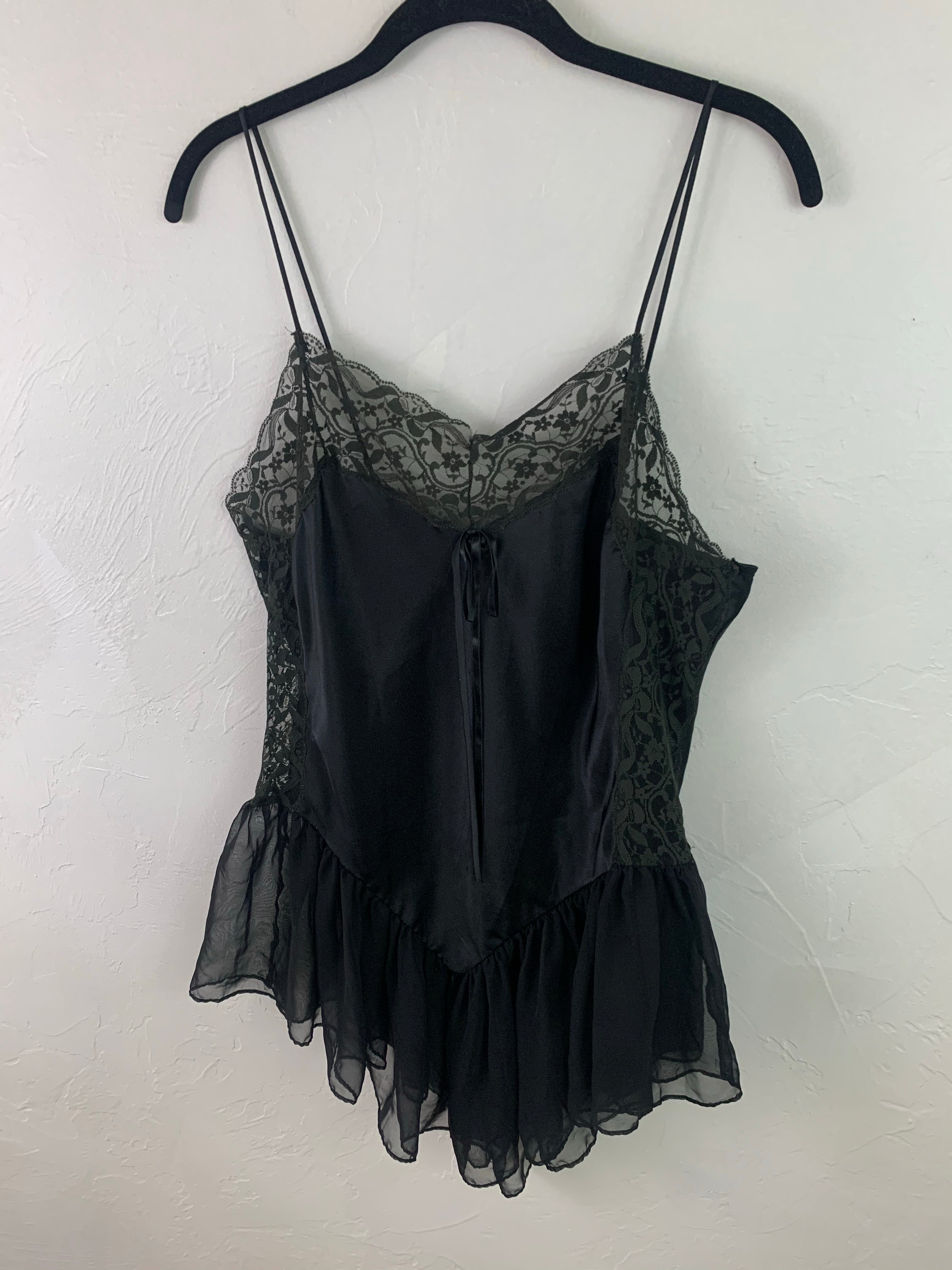 Black lace bodysuit