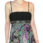 Paisley midi dress