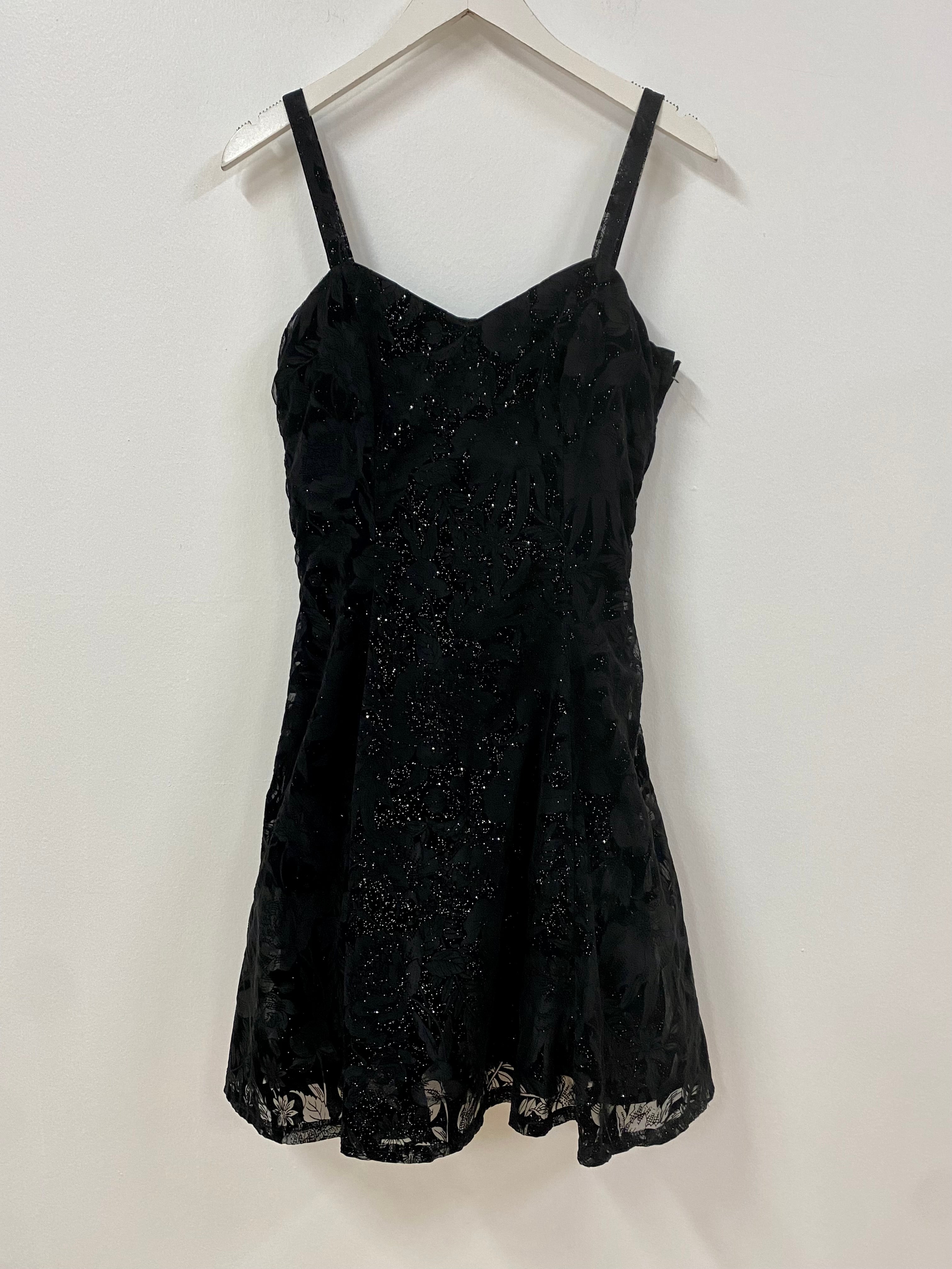 Black Full Skirted Mini