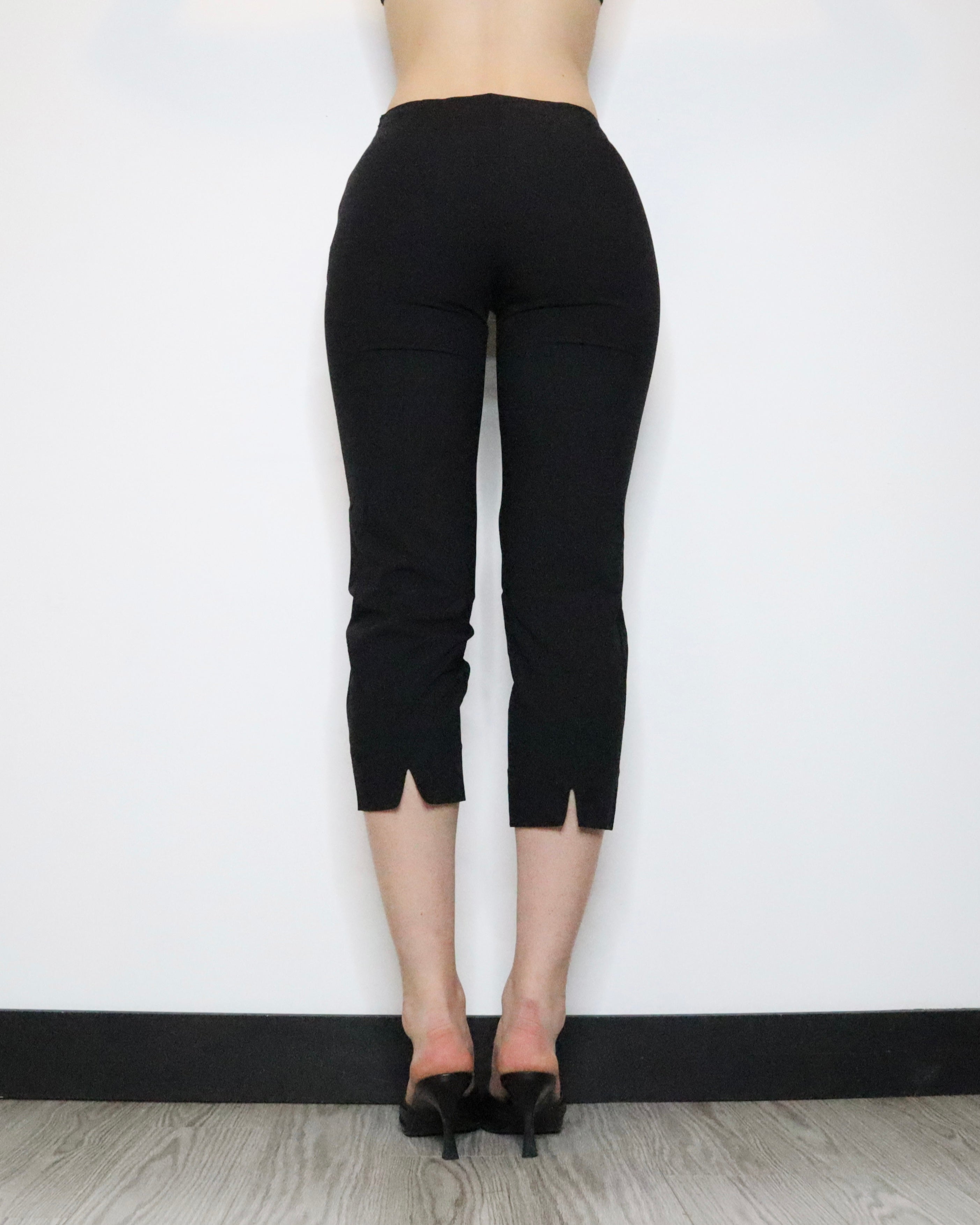 Italian Black Capris (XS-S) 