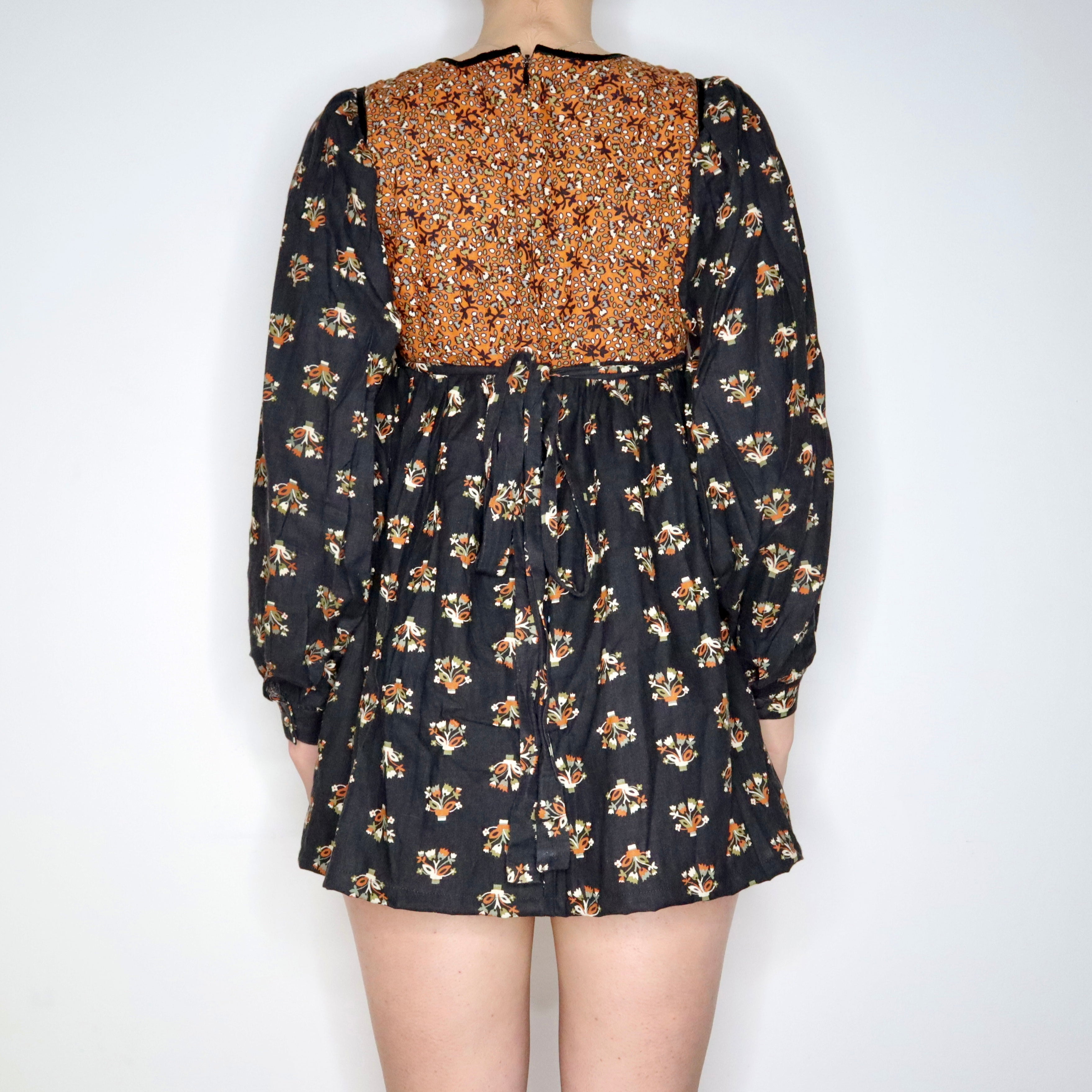 70s Babydoll Dress (XS)