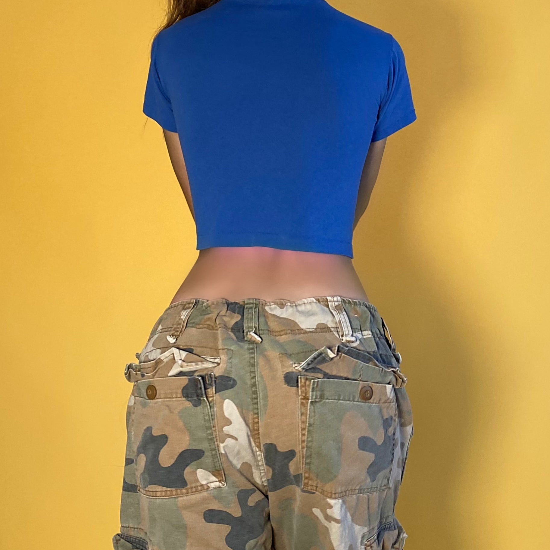 Vintage Snow White Baby Tee - Small