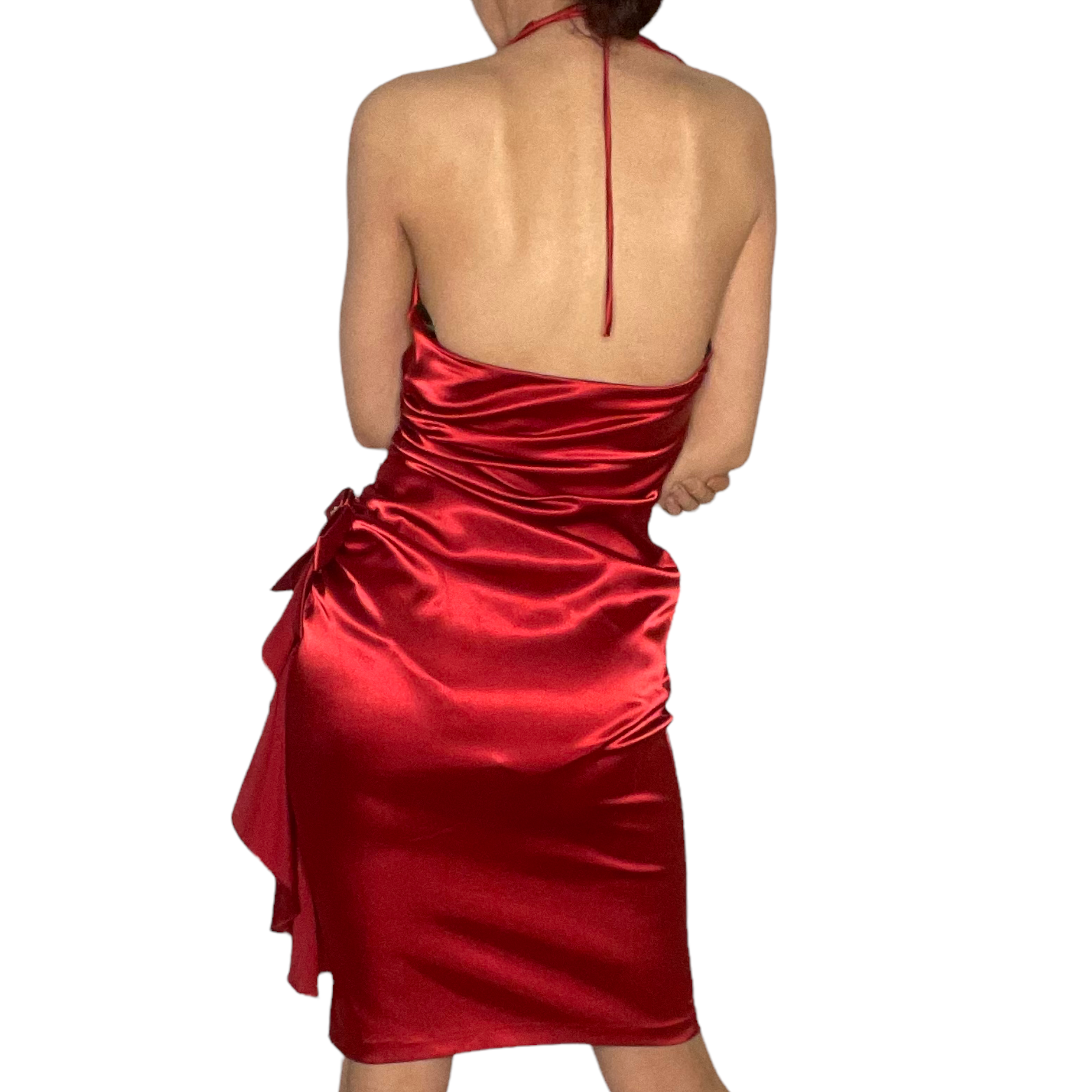 little red date night dress