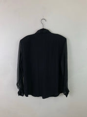 Sheer sleeve top