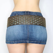 Chunky Wide Grommet Belt (XS-M)