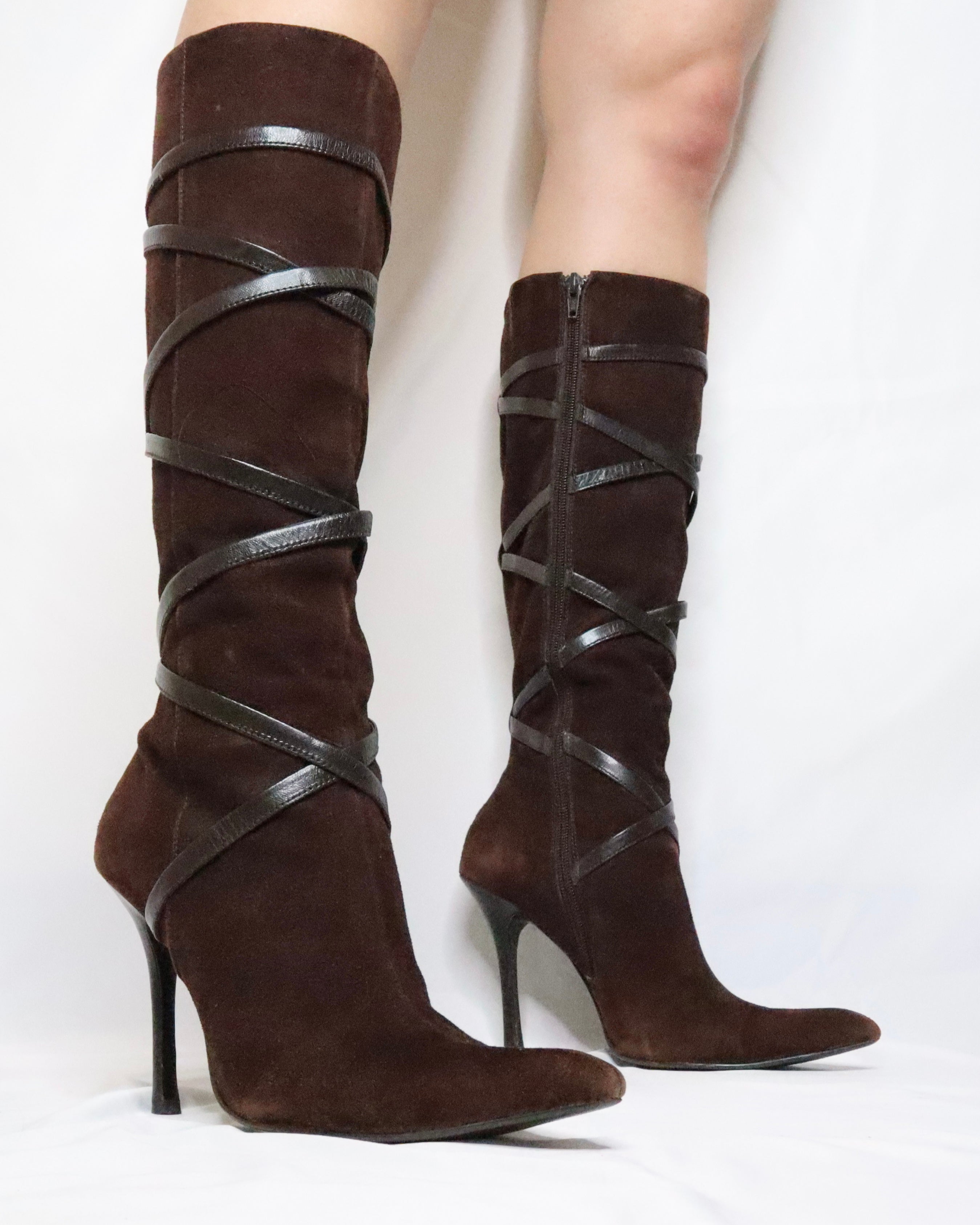 Knee High Stiletto Boots (6.5 US/37 EU)