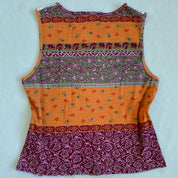 Elephant boho print tank