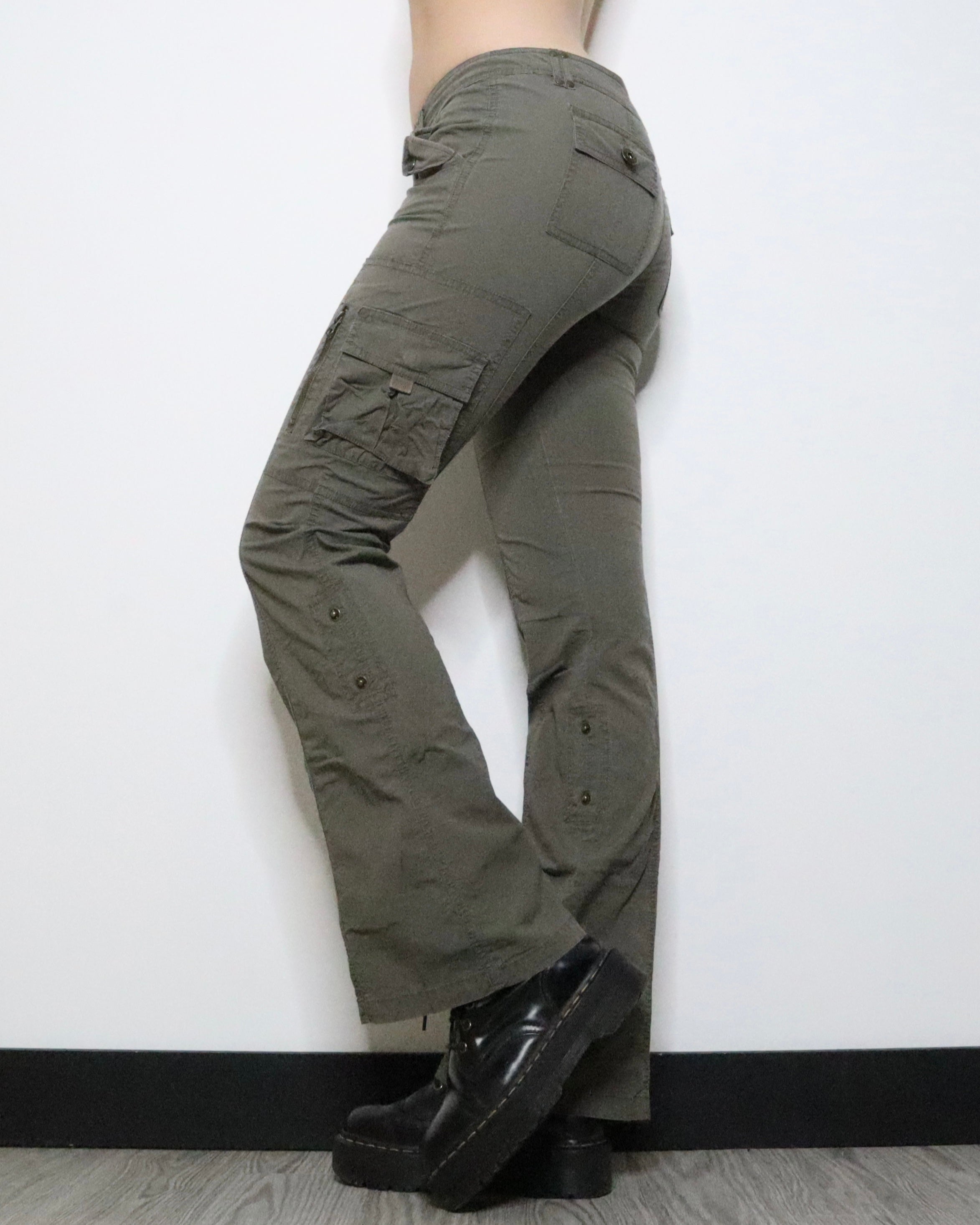 Khaki Green Cargo Pants (Small) 