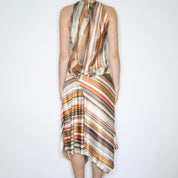 Max Mara Striped Silk Set (Medium)