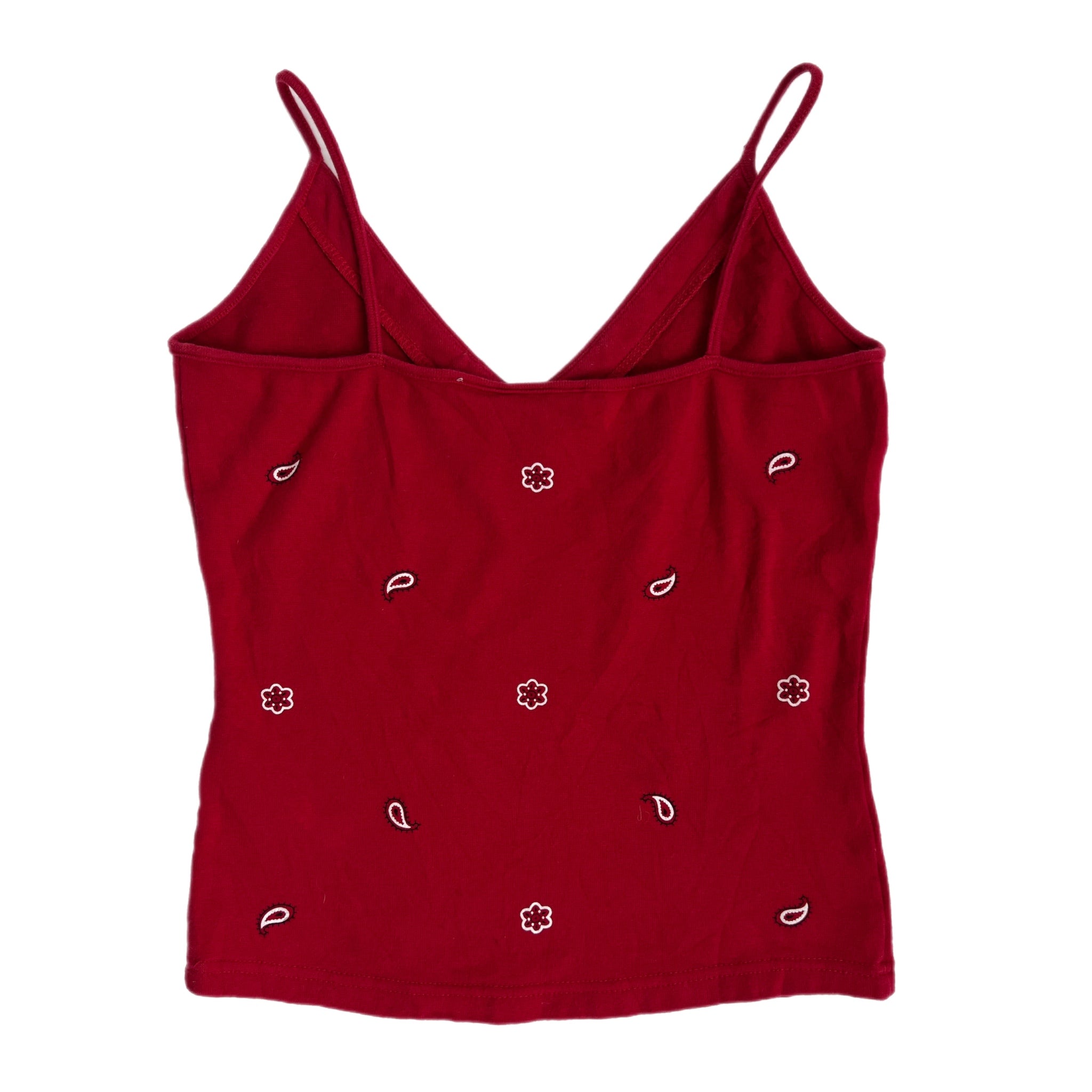 90s red bandana cami