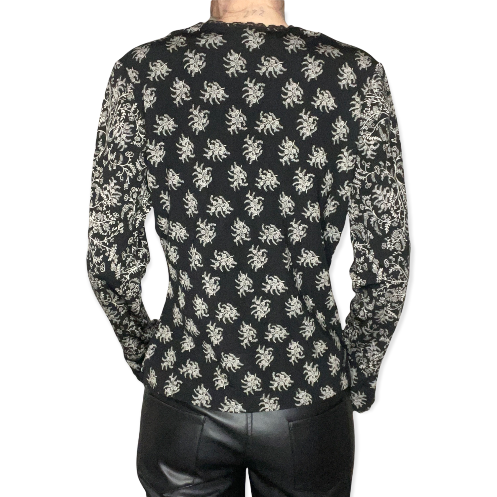 90s floral top