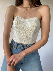Vintage Bustier Top