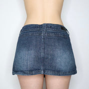 Denim Cargo Mini Skirt (L-XL) 