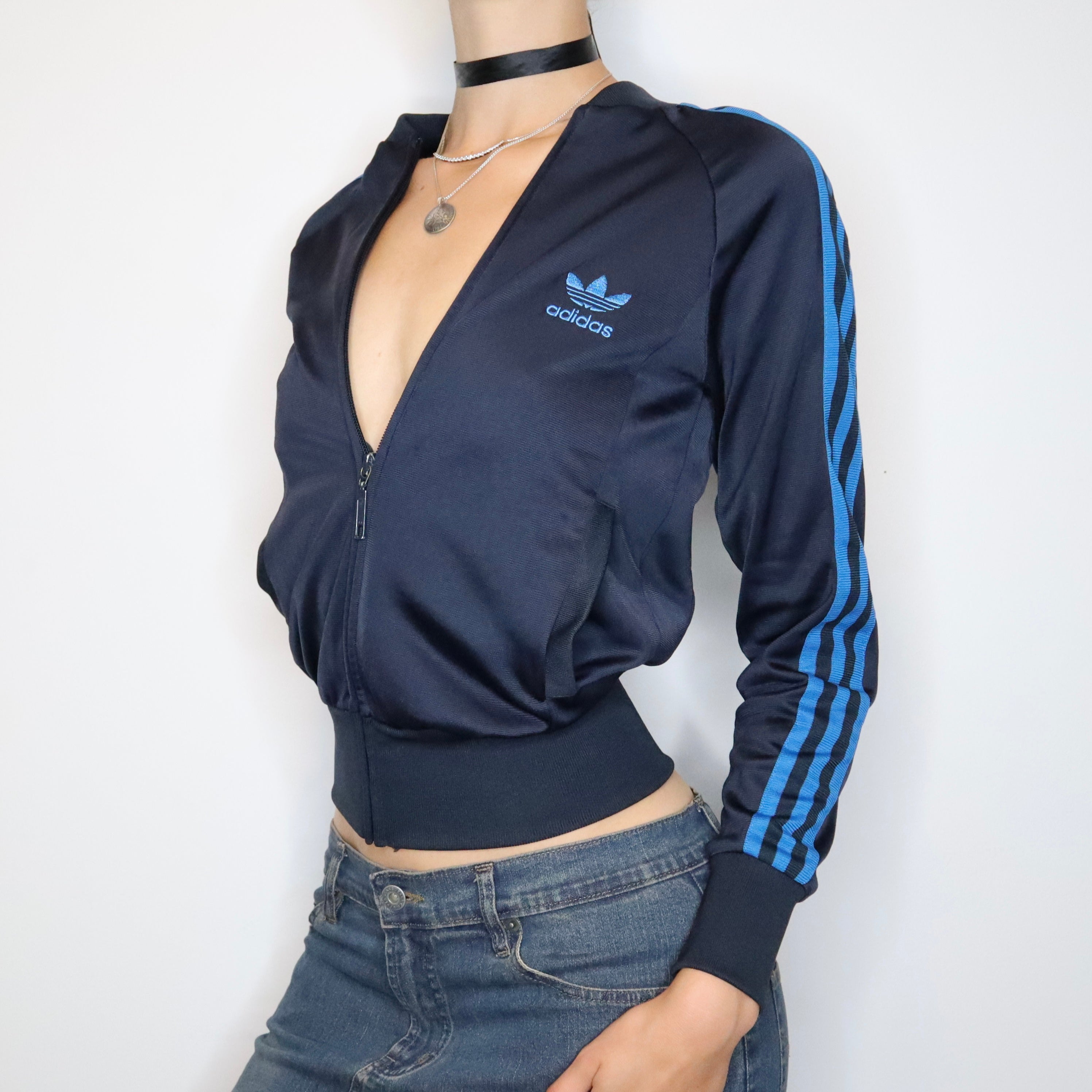Adidas Zip Up Track Jacket (XS) 
