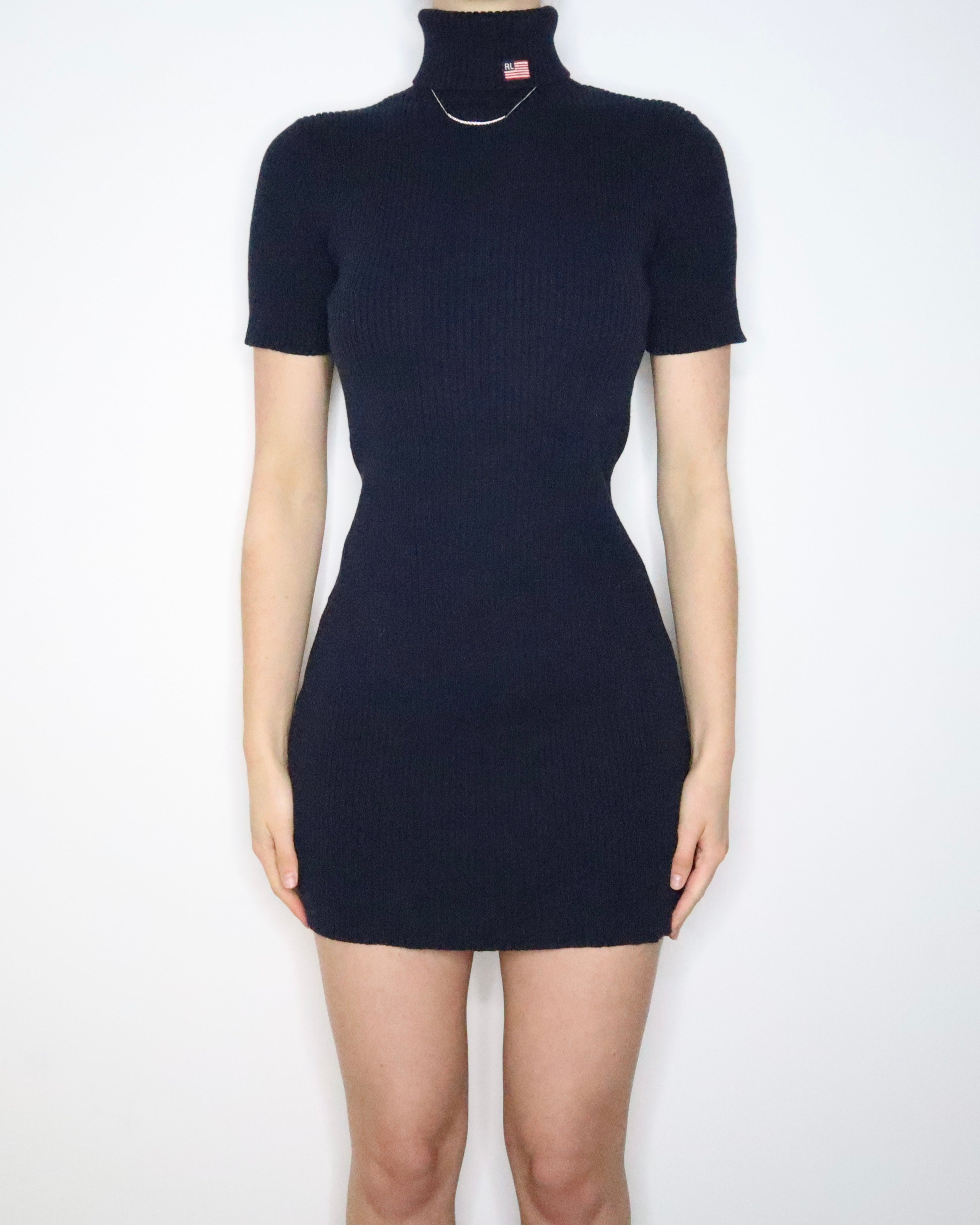 Ralph Lauren Navy Sweater Dress (Medium) 