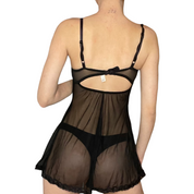 Gold and black slip