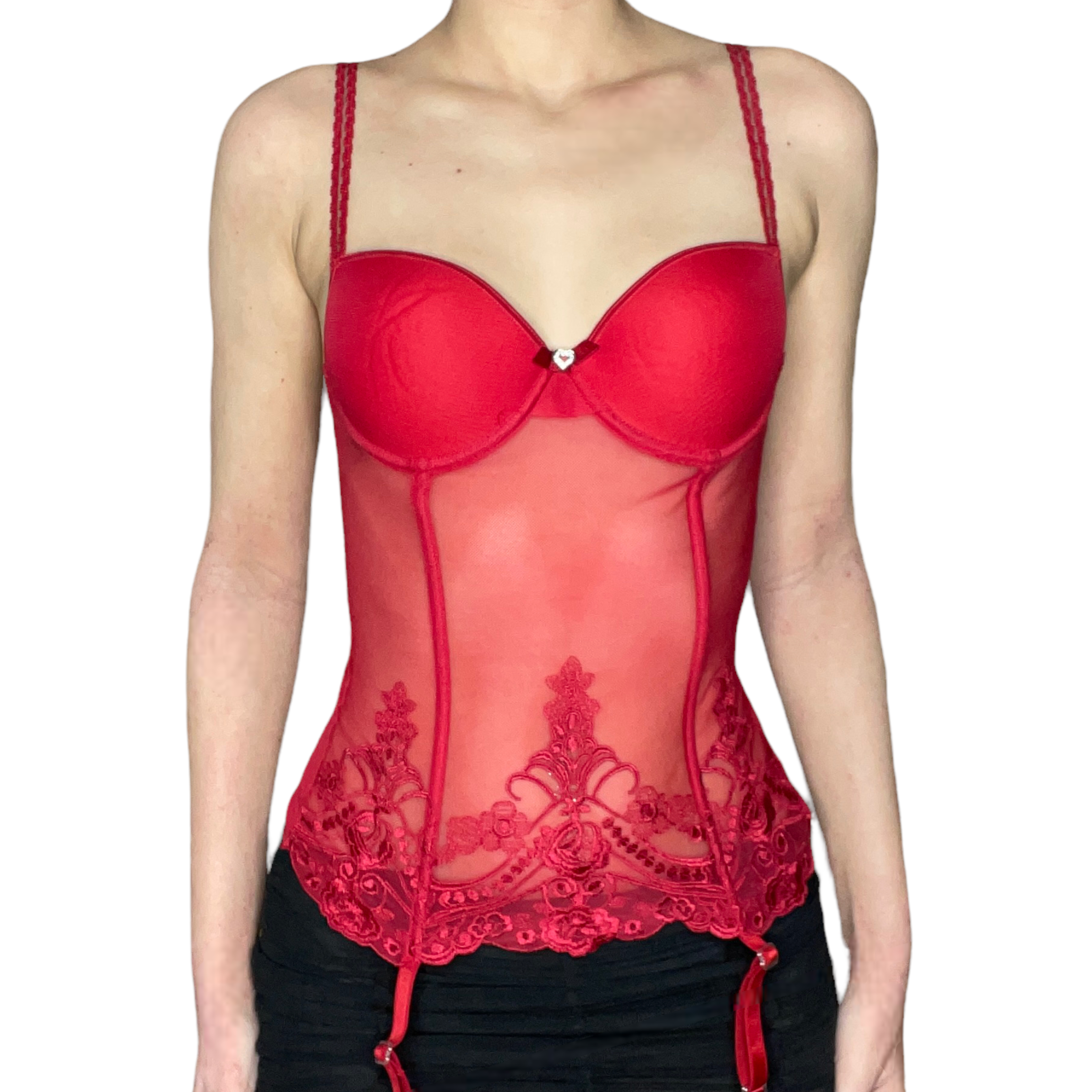 red corset
