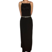 Black maxi dress