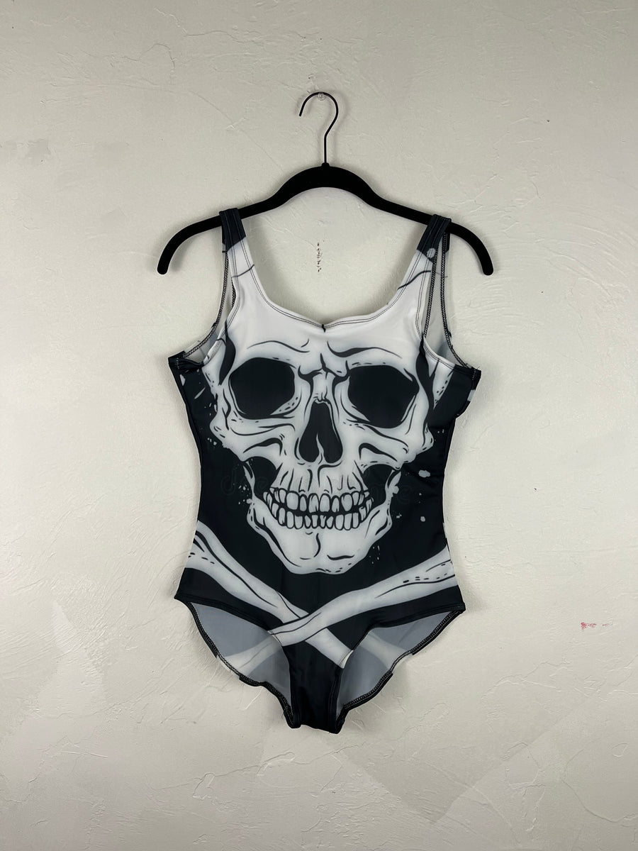 Skull spandex bodysuit