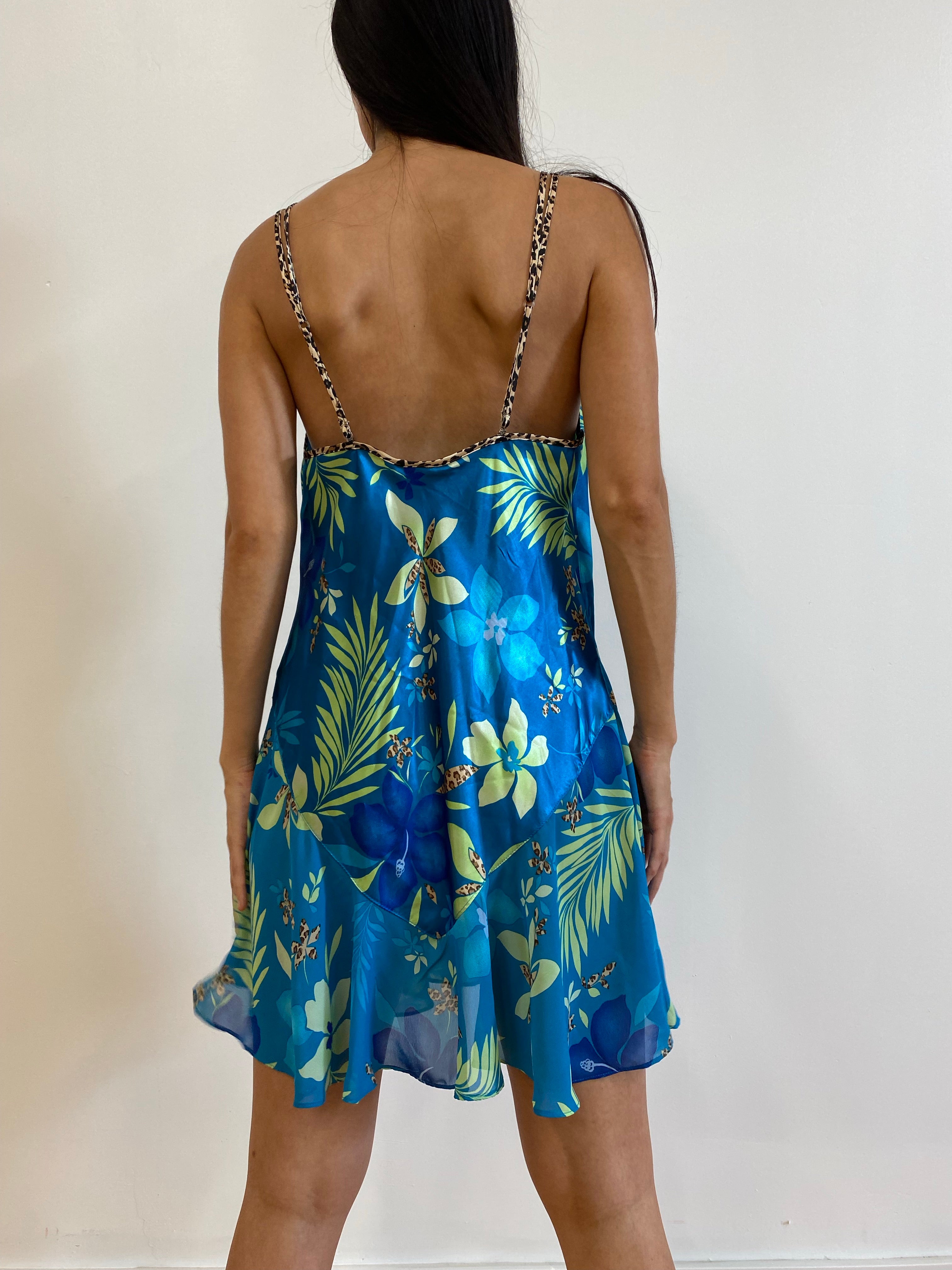 Floral vacation slip