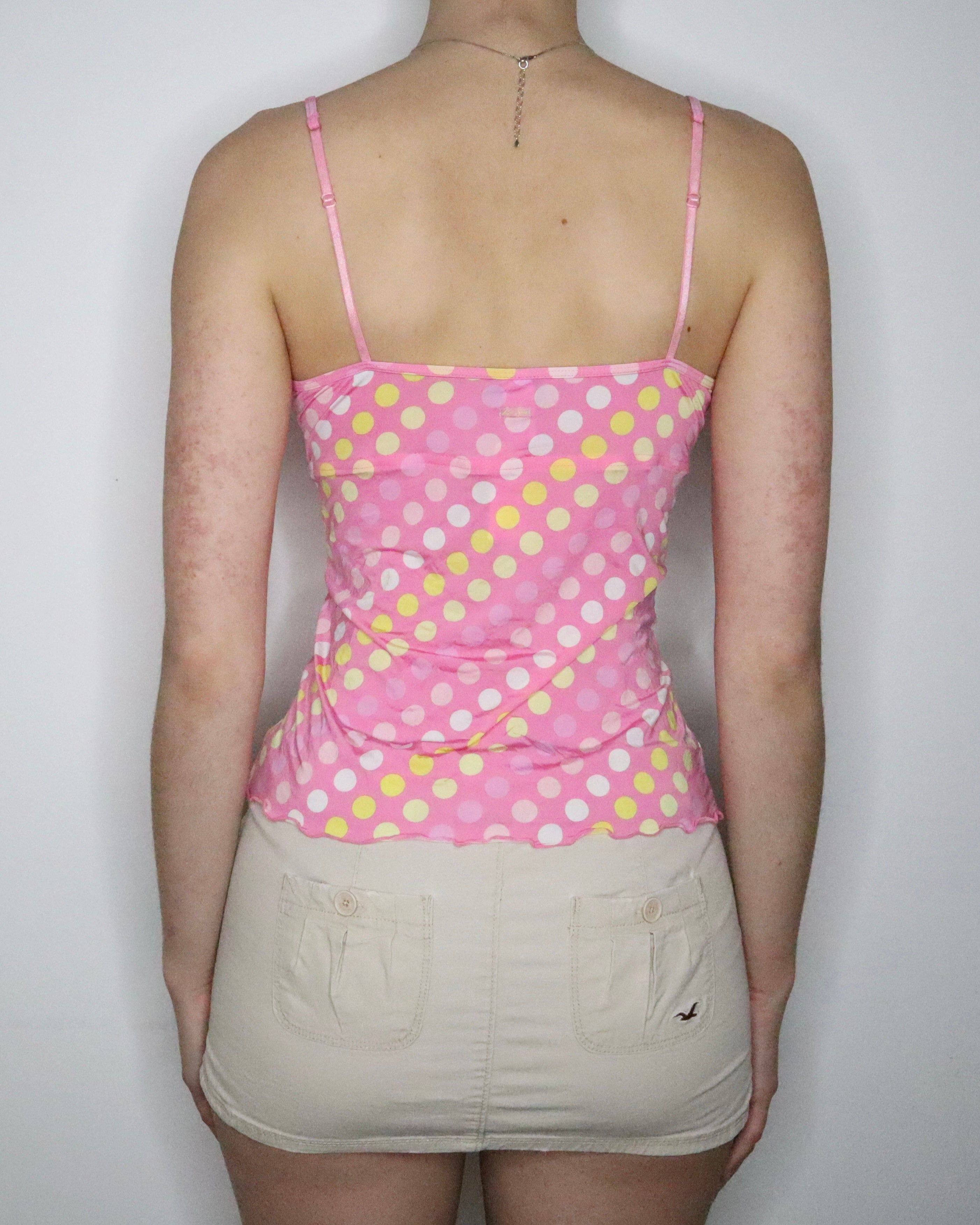 Pink Polka Dot Camisole (S-M) 