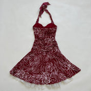 00s summer sangria dress