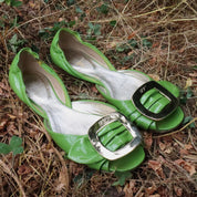 Roger Vivier Lime Green Ballet Flats (7.5 US/37.5 EU)